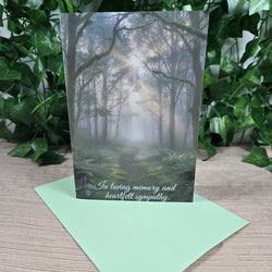 Forest Scenic Sympathy Card (ONLINE ORDER ONLY)