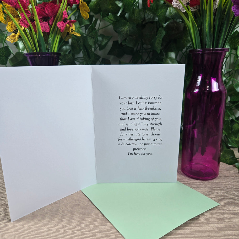 Forest Scenic Sympathy Card (ONLINE ORDER ONLY)