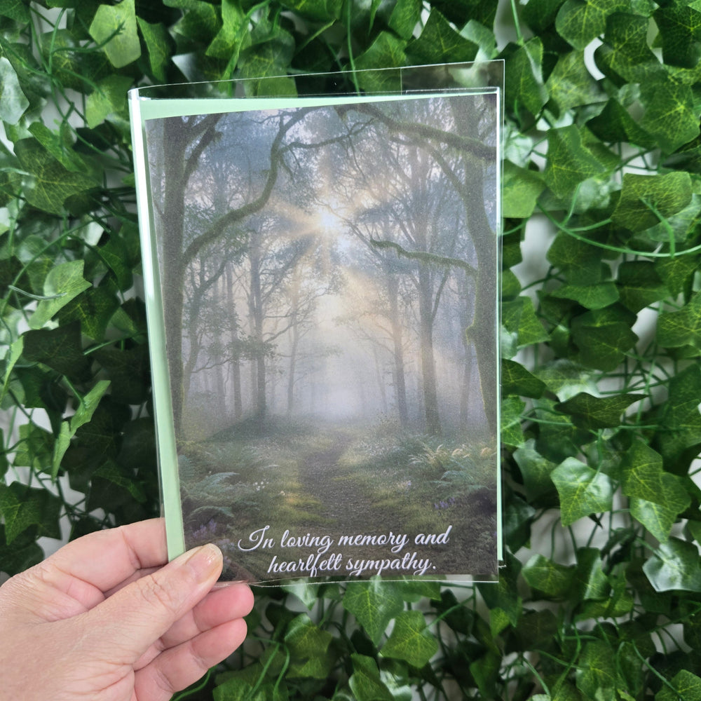 Forest Scenic Sympathy Card (ONLINE ORDER ONLY)