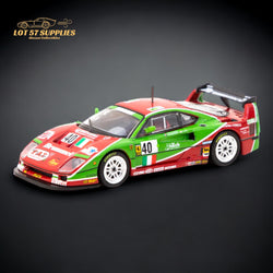 Tarmac Works X iXO Models Ferrari F40 24h of Le Mans 1995 #40 1:64 T64-075-95LM40 (ONLINE ORDER ONLY)