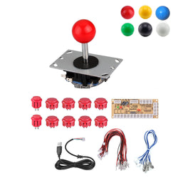 DIY Arcade Kits 2Pin Cable Buttons USB Encoder Board PC Joystick Fighting (Online Only)