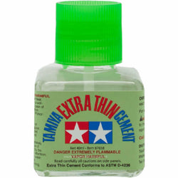 TAM87038 Extra Thin Model Plastic Cement 40ml Bottle Tamiya (ONLINE ORDER ONLY)