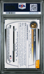 Graded 2025 Topps Bowman Sapphire Luis Pena #BCP38 Chrome Prospects Rookie RC Baseball Card PSA 10 Gem Mint (ONLINE ORDER ONLY)