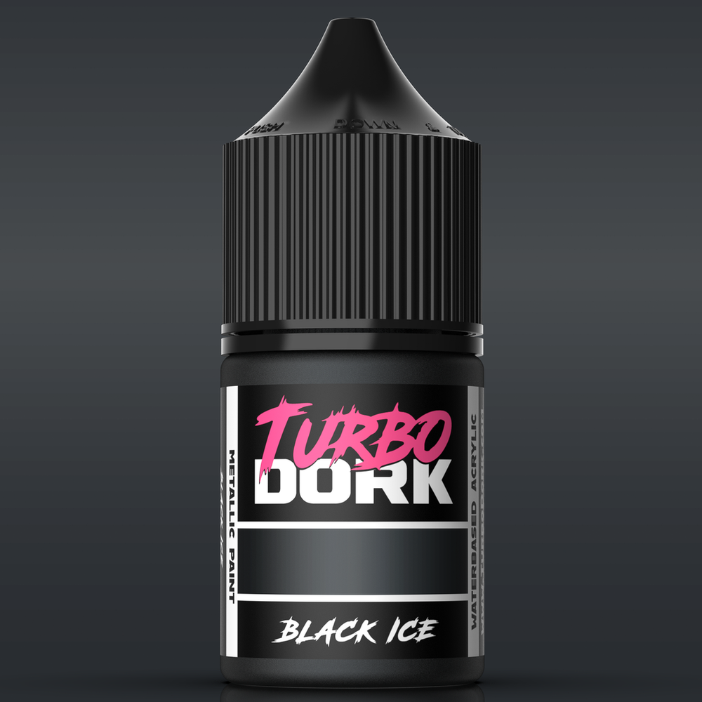 Turbo Dork: Metallic Acrylic Paint - Black Ice