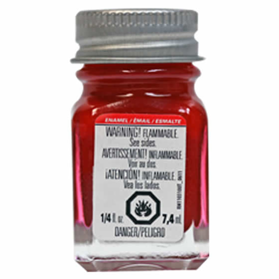 TES1152PT Red Metallic Enamel Paint .25oz Bottle Testors Paints (ONLINE ORDER ONLY)