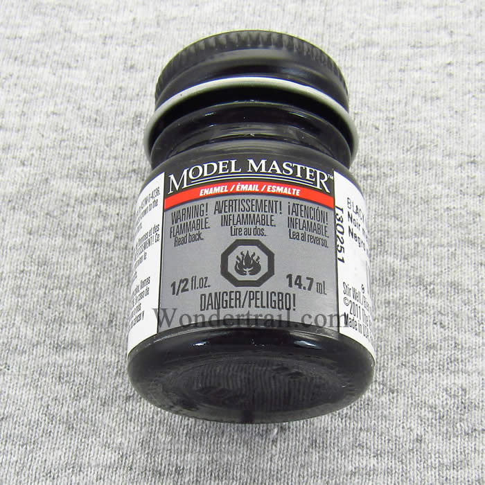 TES2713PT Black Metalic .5oz Model Master Series Testors (ONLINE ORDER ONLY)