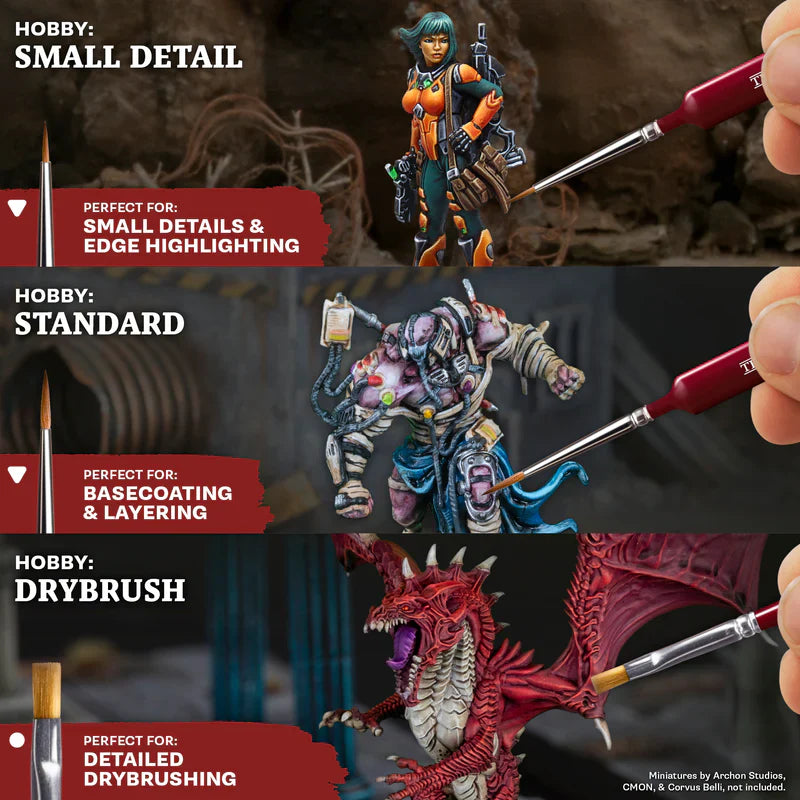 Army Painter Tools: Hobby Brush Starter Set