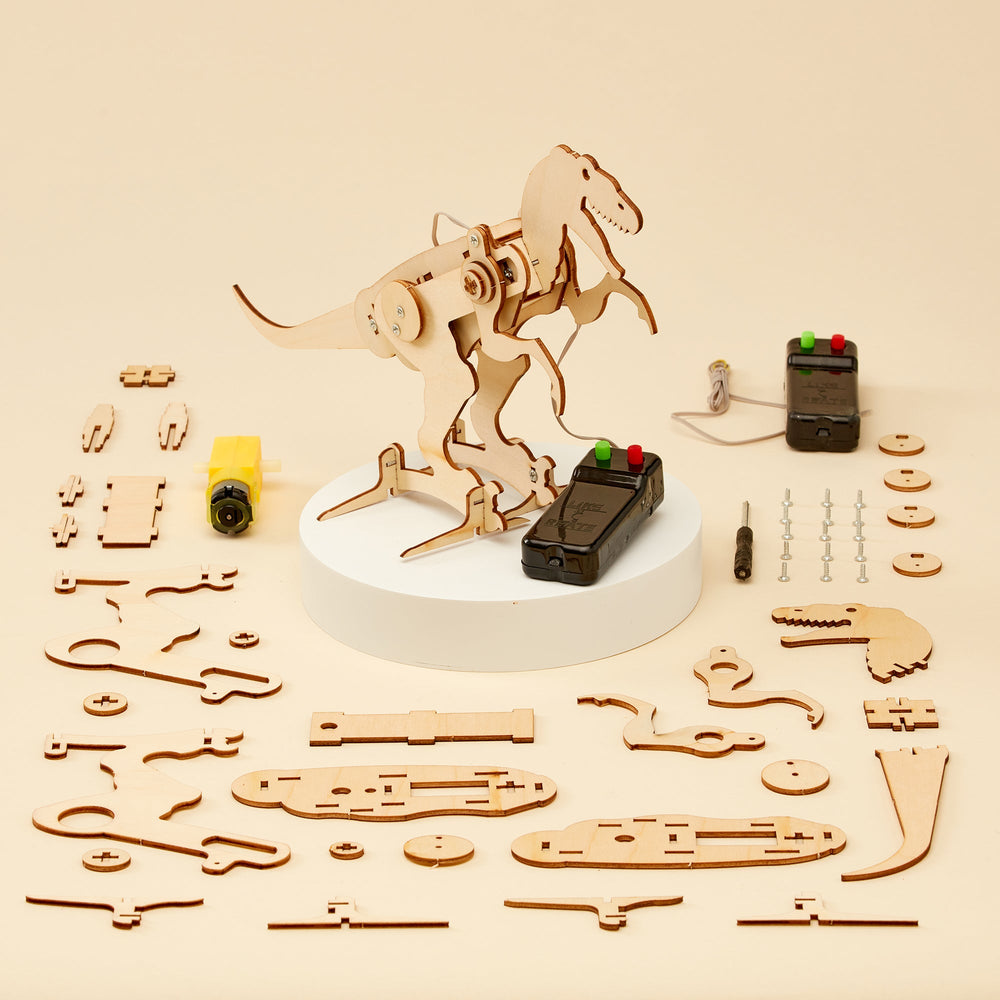 Dinosaur Robot T-Rex DIY Kit, Educational STEM Toy (ONLINE ORDER ONLY)