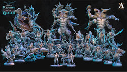 3D Printed Archvillain Games Shakarkha Sharktamers The Trench Blood In the Water 28 32mm D&D (Online Only)