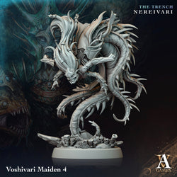3D Printed Archvillain Games Voshivari Maiden The Trench Nereivari Archvillain Society Vol XXXV 28 32mm D&D (Online Only)