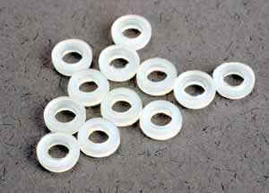 TX2633PA Spacers, nylon (3x6x1.5mm) (12) (ONLINE ORDER ONLY)