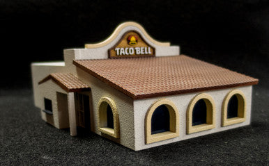 28mm (O Gauge) Taco Restaurant (MDF) - 28MMDF163 (Online Order Only)