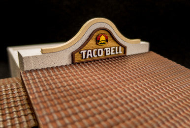 28mm (O Gauge) Taco Restaurant (MDF) - 28MMDF163 (Online Order Only)