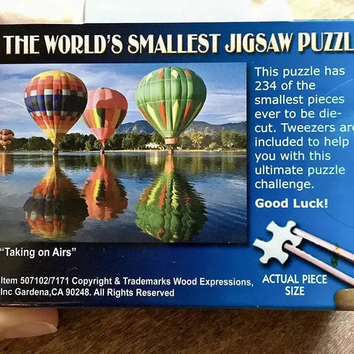Taking on Airs 234 Piece "World's Smallest" Jigsaw Puzzle TDC (ONLINE ORDER ONLY)