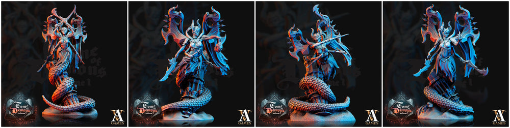 3D Printed Archvillain Games Tome of Demons Vol. 1 Tamareth 28 32mm D&D (Online Only)