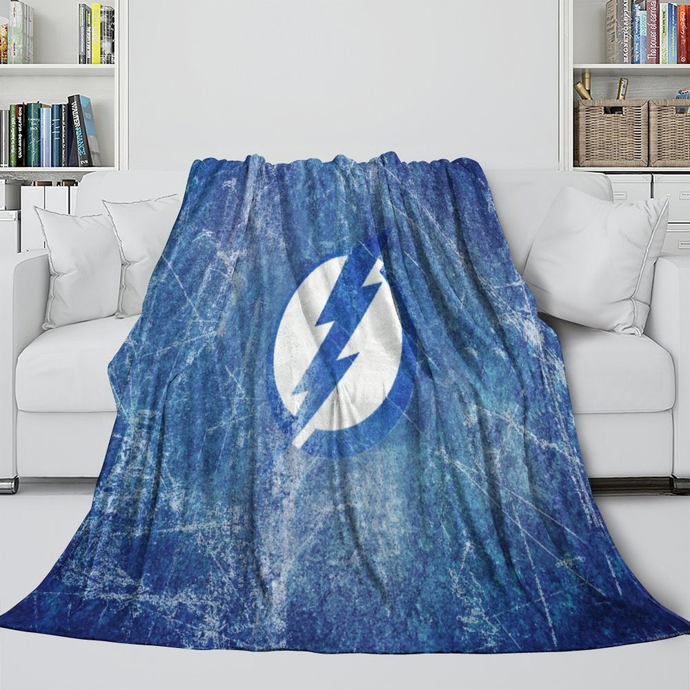 Tampa Bay Lightning Blanket Flannel Throw Kids Room Decoration (Online Order Only)