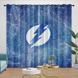 Tampa Bay Lightning Curtains Blackout Window Drapes Room Decoration (Online Order Only)