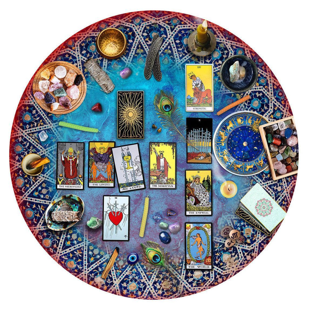 Tarot Crystal Magic 500 Piece Round Jigsaw Puzzle Springbok (ONLINE ORDER ONLY)