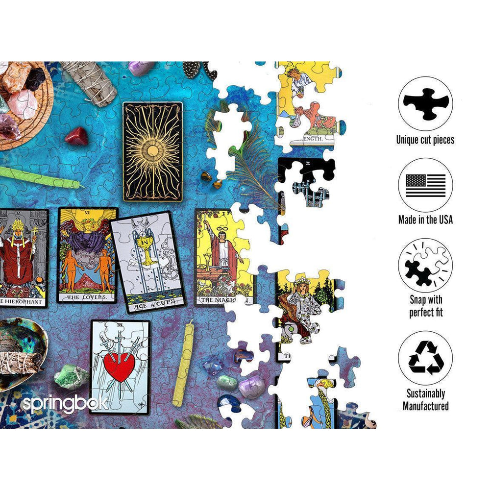 Tarot Crystal Magic 500 Piece Round Jigsaw Puzzle Springbok (ONLINE ORDER ONLY)