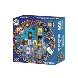 Tarot Crystal Magic 500 Piece Round Jigsaw Puzzle Springbok (ONLINE ORDER ONLY)