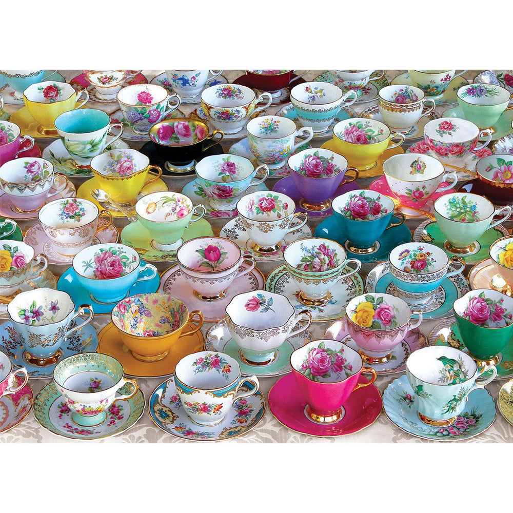 Tea Cup Collection 1000 Piece Jigsaw Puzzle Eurographics (ONLINE ORDER ONLY)