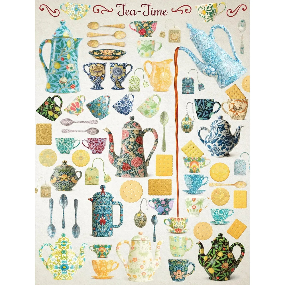 Tea Time Vintage Collection 1000 Piece Jigsaw Puzzle NYPC (ONLINE ORDER ONLY)