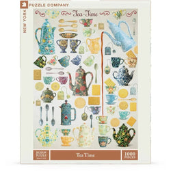 Tea Time Vintage Collection 1000 Piece Jigsaw Puzzle NYPC (ONLINE ORDER ONLY)