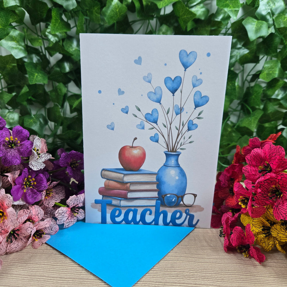 Teacher Birthday or Appreciation Card (ONLINE ORDER ONLY)