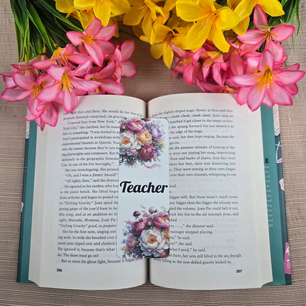 Floral Teacher Bookmark (ONLINE ORDER ONLY)