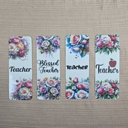 Floral Teacher Bookmark (ONLINE ORDER ONLY)