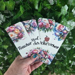 Floral Teacher Bookmark (ONLINE ORDER ONLY)