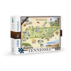 Tennessee 1000 Piece Jigsaw Puzzle Xplorer Maps (ONLINE ORDER ONLY)