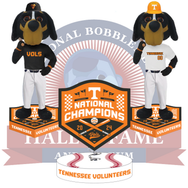 Tennessee Volunteers 2024 Men's College World Series National Champions Bobbleheads (ONLINE ORDER ONLY)