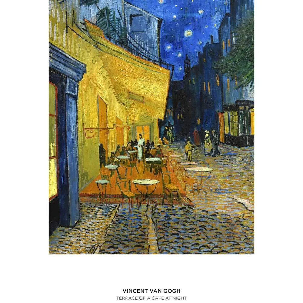 Terrace of A Café At Night by Van Gogh 500 Piece Jigsaw Puzzle Pomegranate (ONLINE ORDER ONLY)