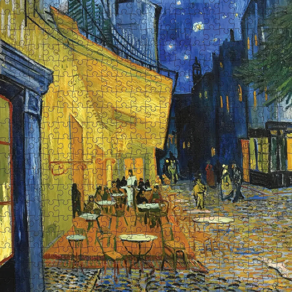 Terrace of A Café At Night by Van Gogh 500 Piece Jigsaw Puzzle Pomegranate (ONLINE ORDER ONLY)