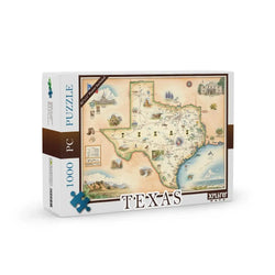 Texas State 1000 Piece Jigsaw Puzzle Xplorer Maps (ONLINE ORDER ONLY)