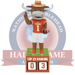 Texas Longhorns Football Top 25 Ranking Tracker Bobblehead