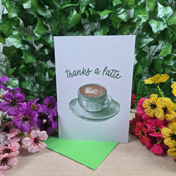 Thanks a Latte Thank You Card (ONLINE ORDER ONLY)