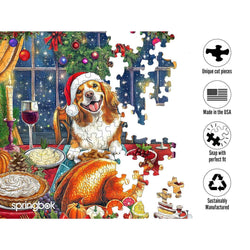 Thanksgiving Guest 1000 Piece Jigsaw Puzzle Springbok (ONLINE ORDER ONLY)