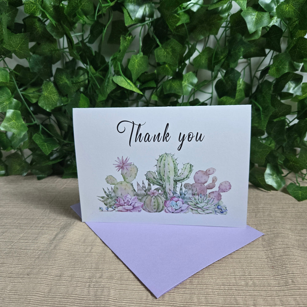 Cactus Thank You Card (ONLINE ORDER ONLY)