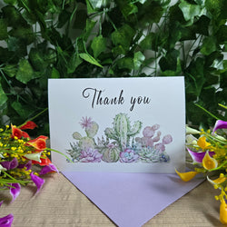 Cactus Thank You Card (ONLINE ORDER ONLY)