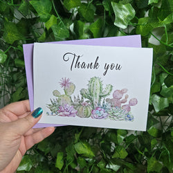 Cactus Thank You Card (ONLINE ORDER ONLY)