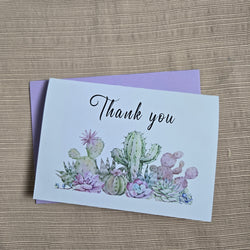 Cactus Thank You Card (ONLINE ORDER ONLY)
