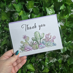 Cactus Thank You Card (ONLINE ORDER ONLY)