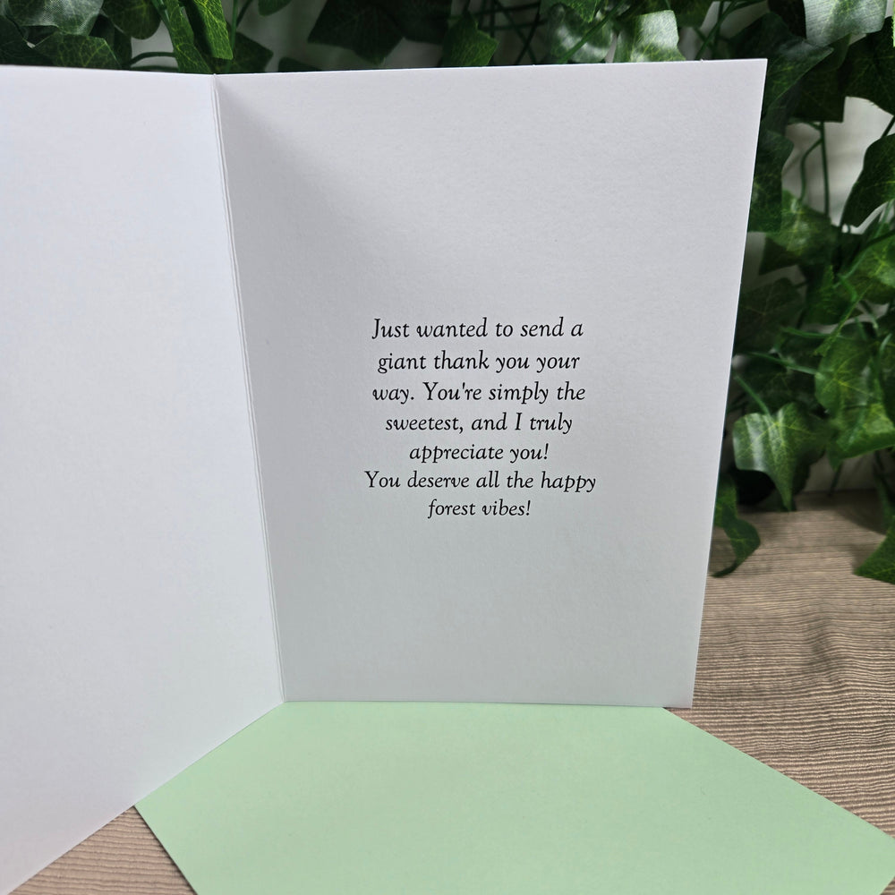 Forest Critters Thank You Card (ONLINE ORDER ONLY)