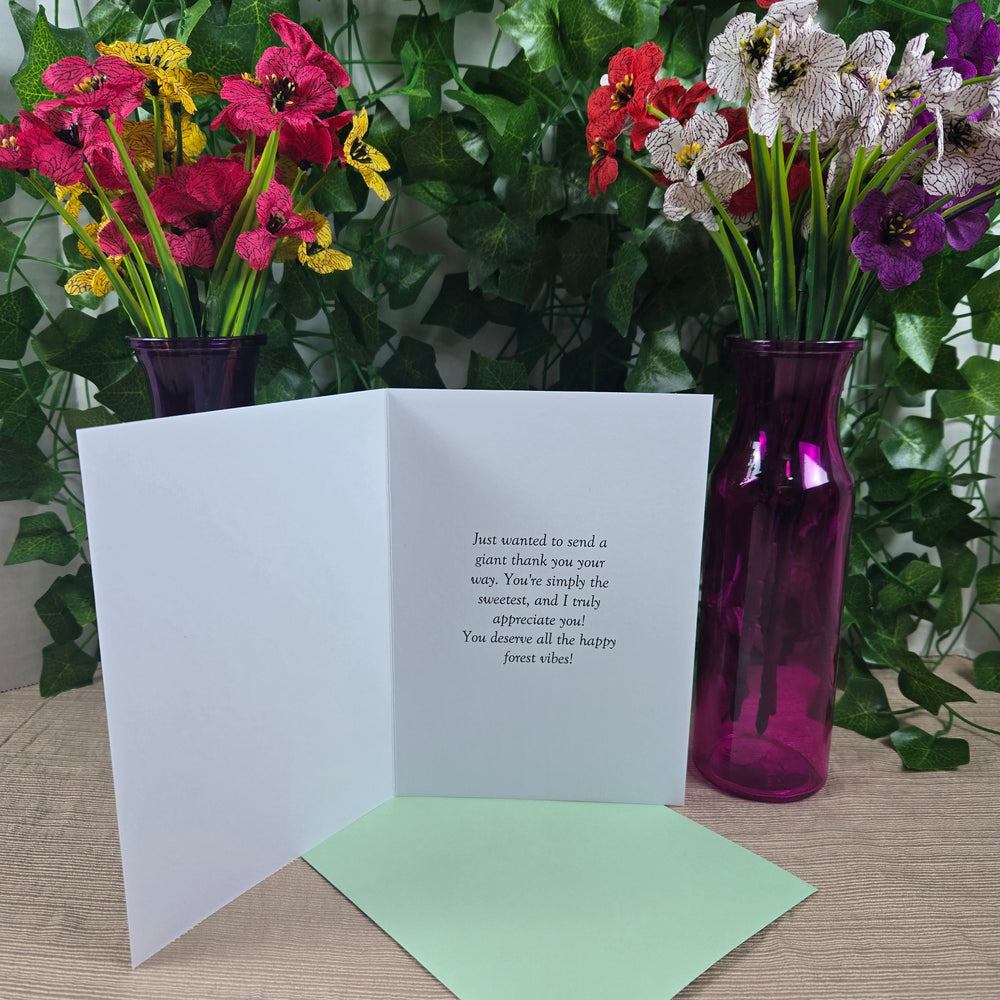 Forest Critters Thank You Card (ONLINE ORDER ONLY)
