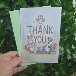 Forest Critters Thank You Card (ONLINE ORDER ONLY)