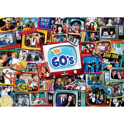 The 60's TV Time 1000 Piece Jigsaw Puzzle MasterPieces (ONLINE ORDER ONLY)