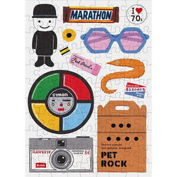 The 70s 99 Piece Mini Jigsaw Puzzle Happily (ONLINE ORDER ONLY)