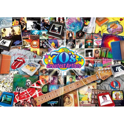 The 70's Greatest Hits Artists 1000 Piece Jigsaw Puzzle MasterPieces (ONLINE ORDER ONLY)